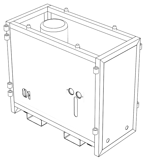 Hydraulic power pack stillage fabrication drawing and manufacturing documentation